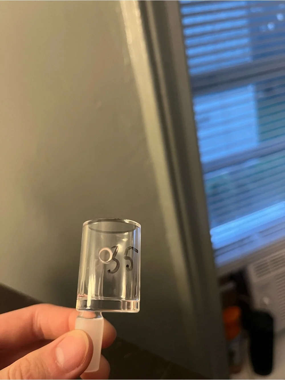 Clear Glass Quartz Banger Nail - Transparent Brand New
